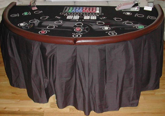 Baccarat table
